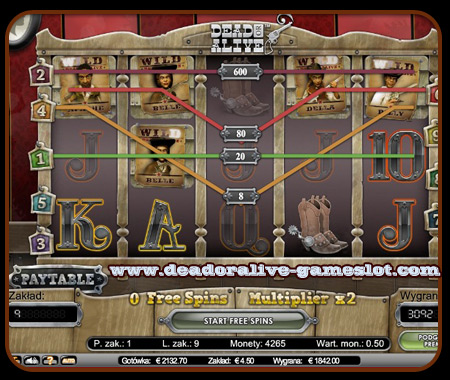 dead or alive bonus round game and winning 18
