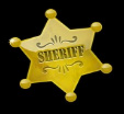 gold sherif star